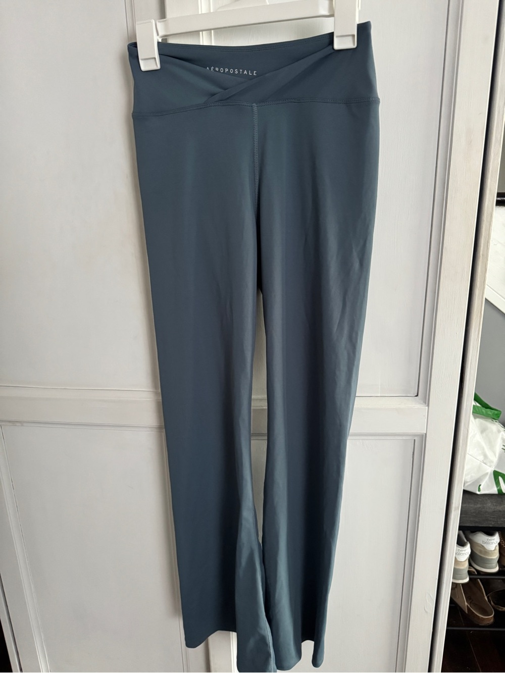 Aeropostale Women's Slate Blue Wide Leg Active Pants